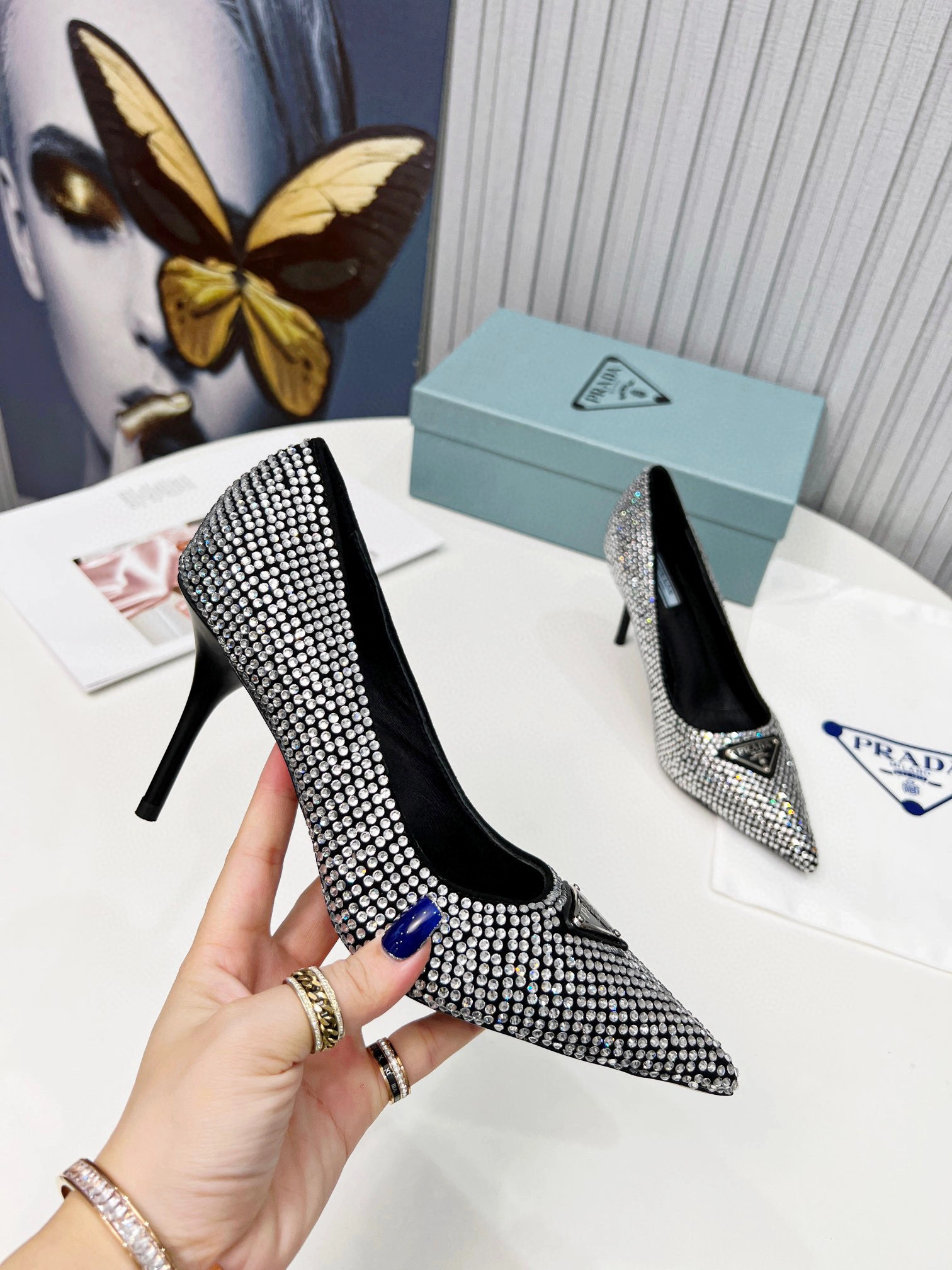 coco- heel height 8.5cm， Sheepskin item:B-X198J1938
